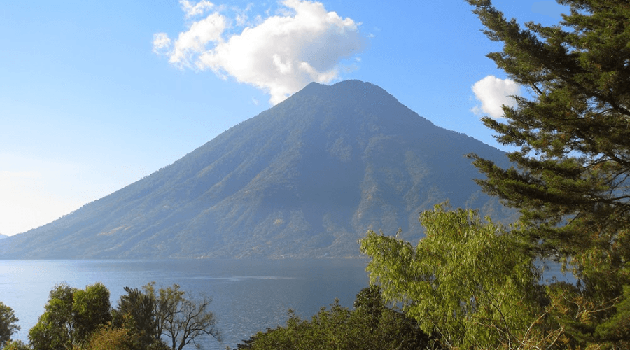 Atitlán Volcano Hike from Santiago
